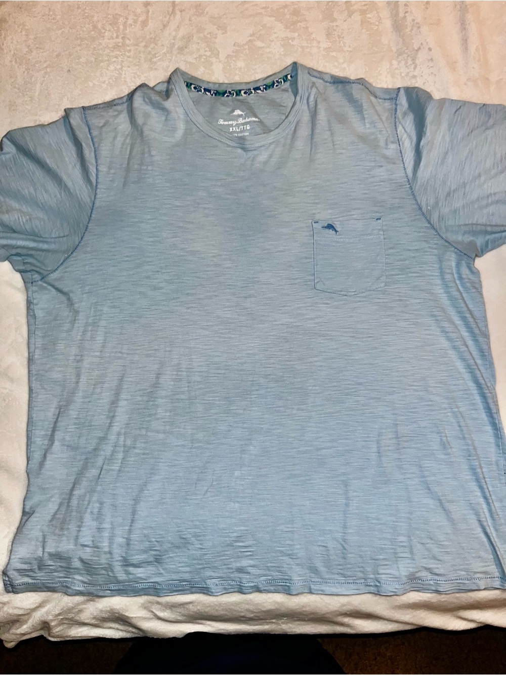 Tommy Bahama Sky Blue Crewneck Tee